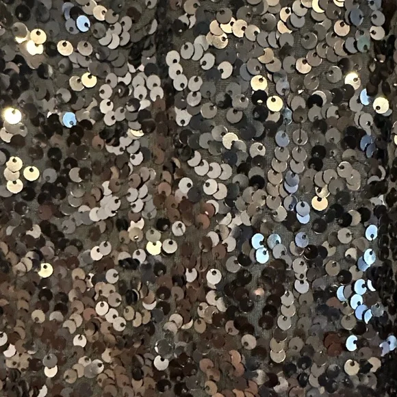🌲 H&M Black Sequin Dress - Picture 7 of 8